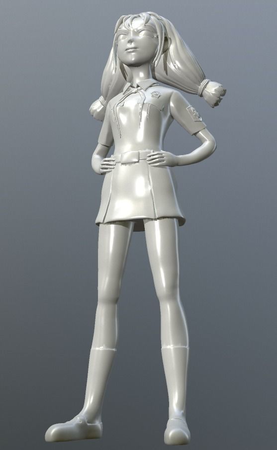 Ulyana  from Everlasting summer 3D print model 3D print model_7