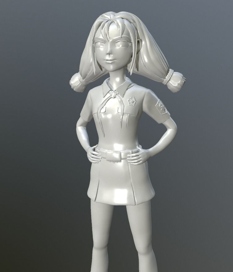 Ulyana  from Everlasting summer 3D print model 3D print model_5