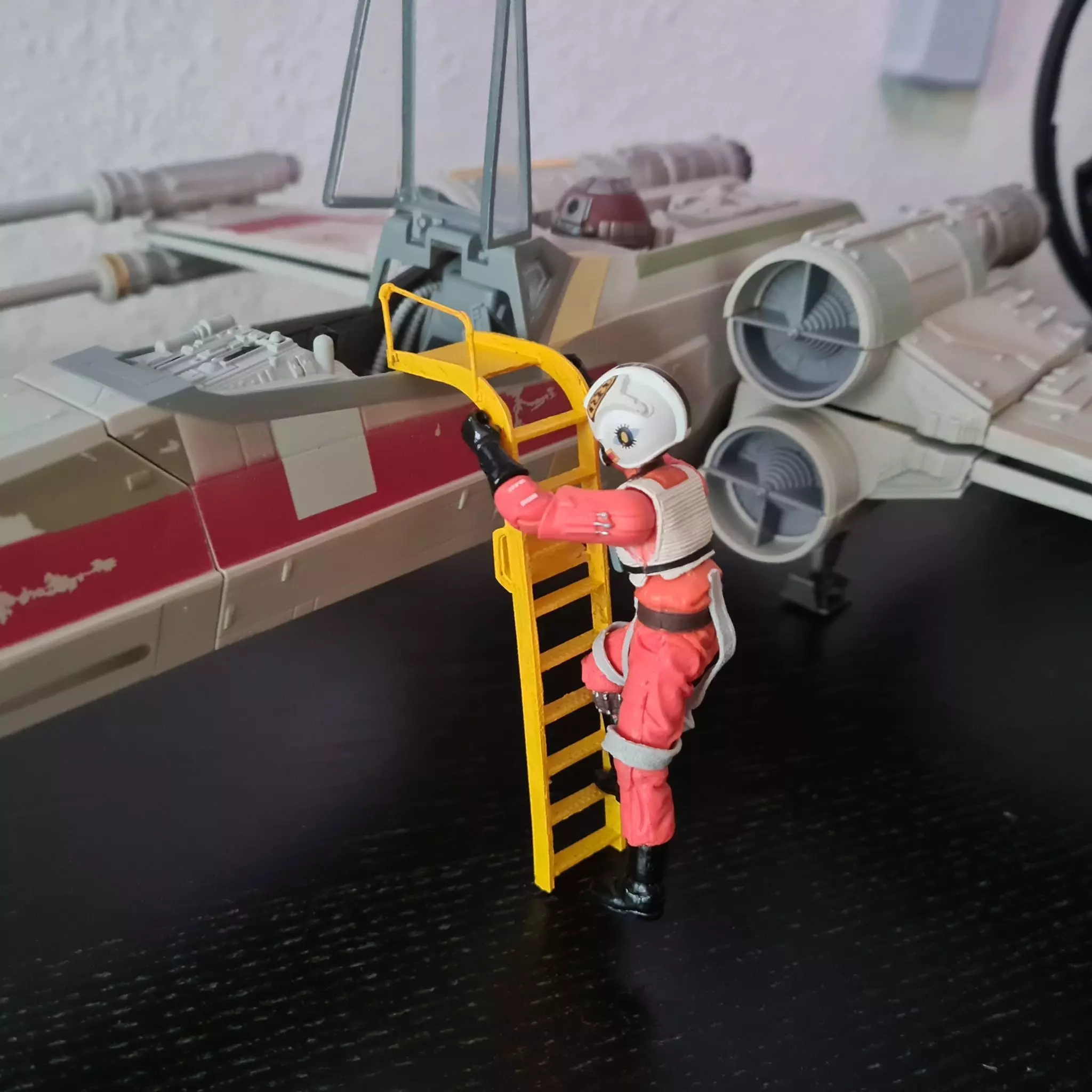 Star Wars X-Wing Entry Ladder for Hasbro 3 75 3D print model_0