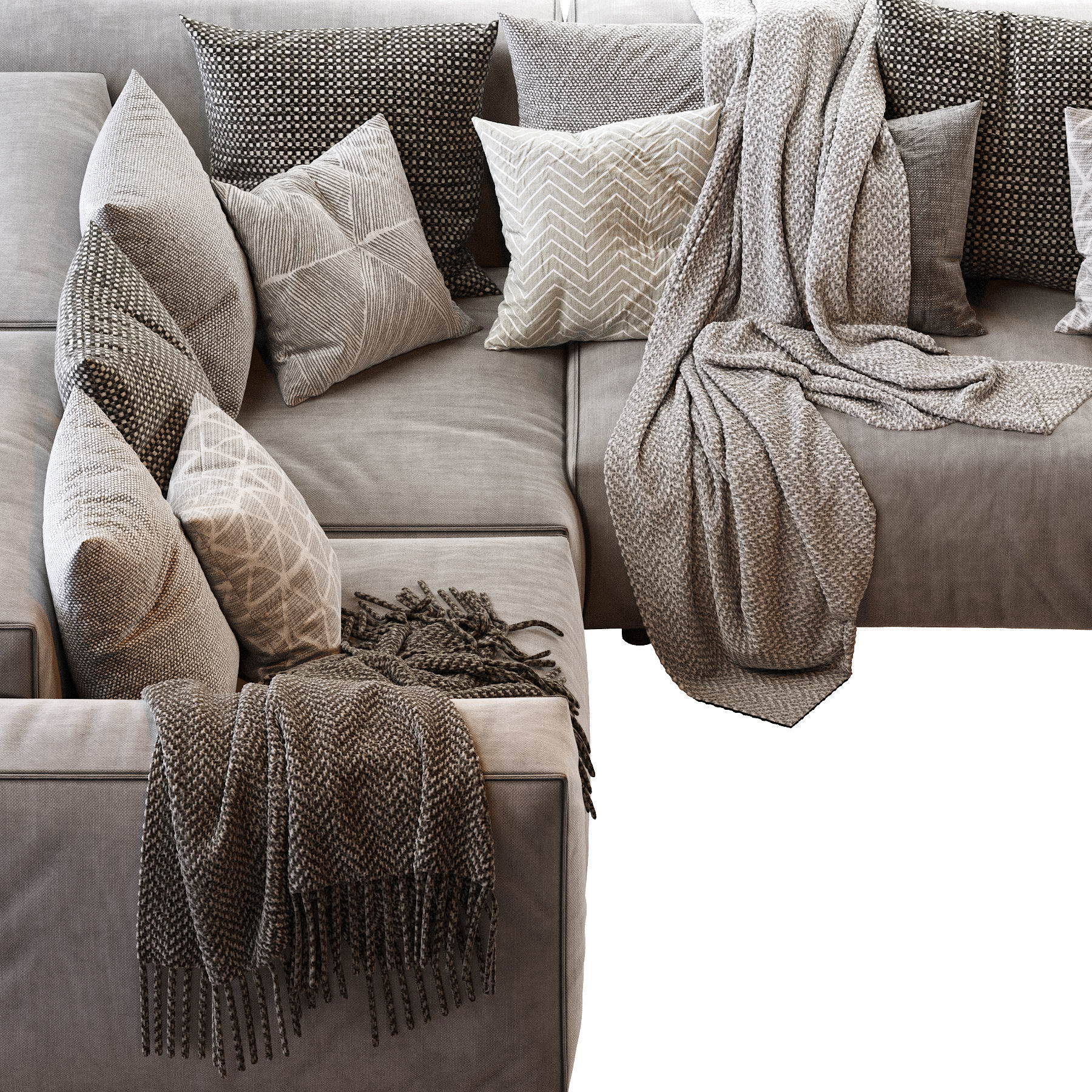 Hills Sofa 3D model_3