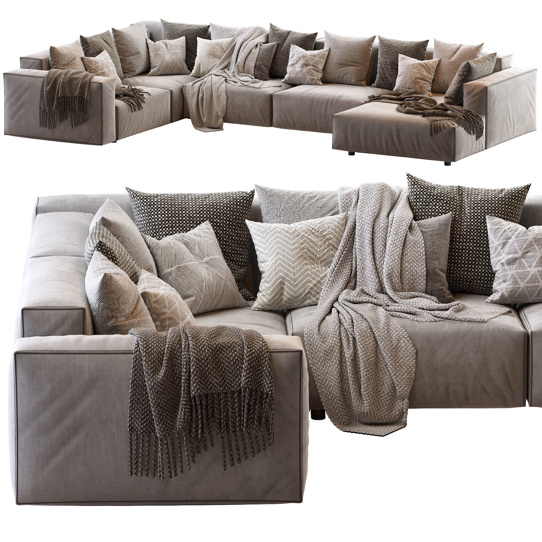 Hills Sofa 3D model_1