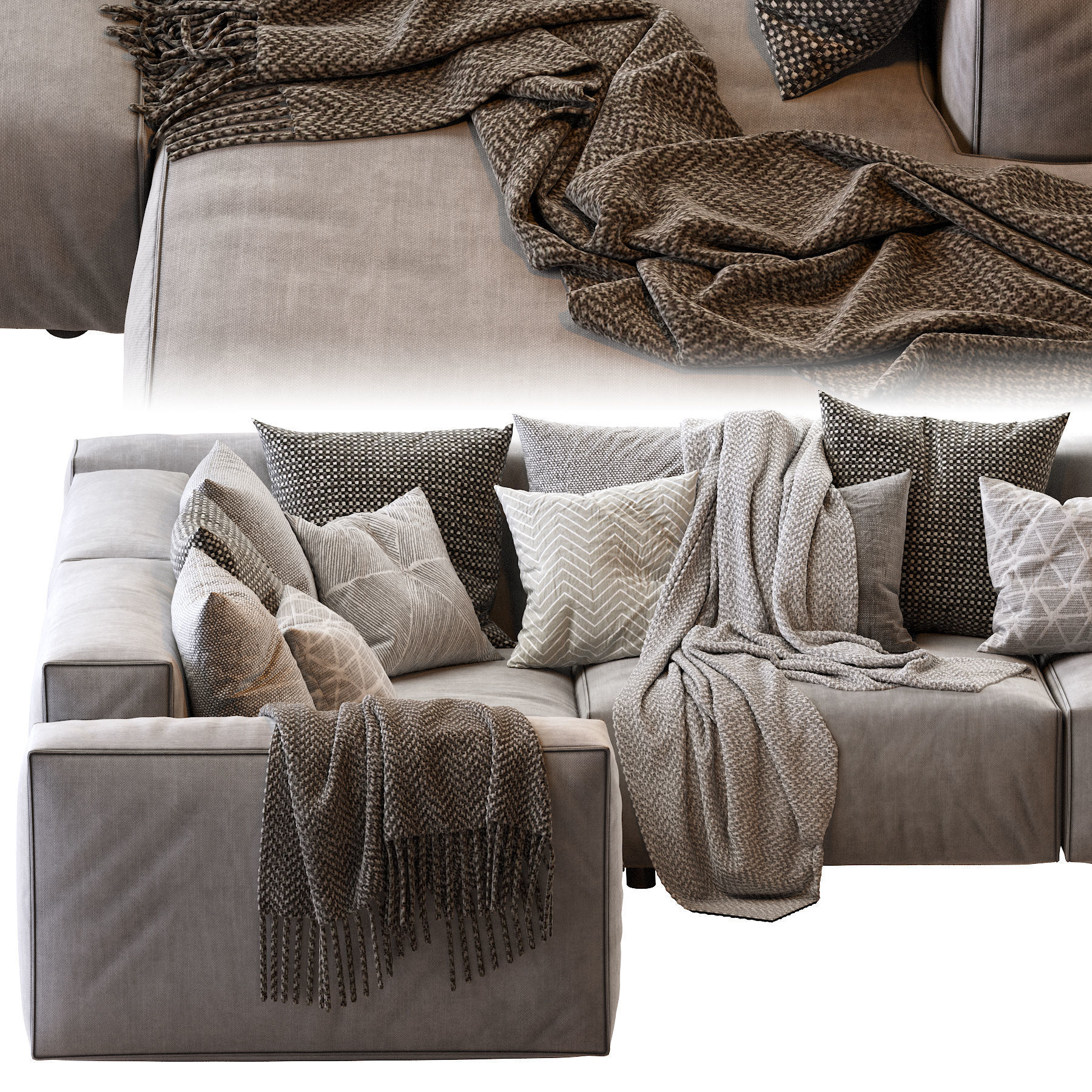 Hills Sofa 3D model_6