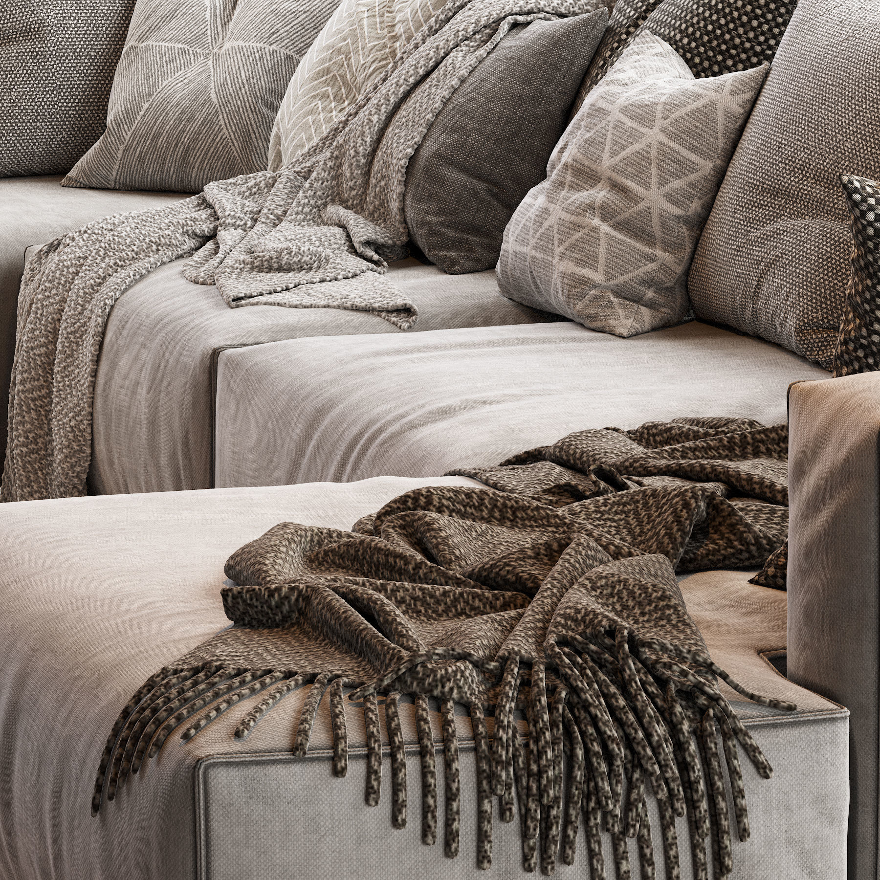 Hills Sofa 3D model_4