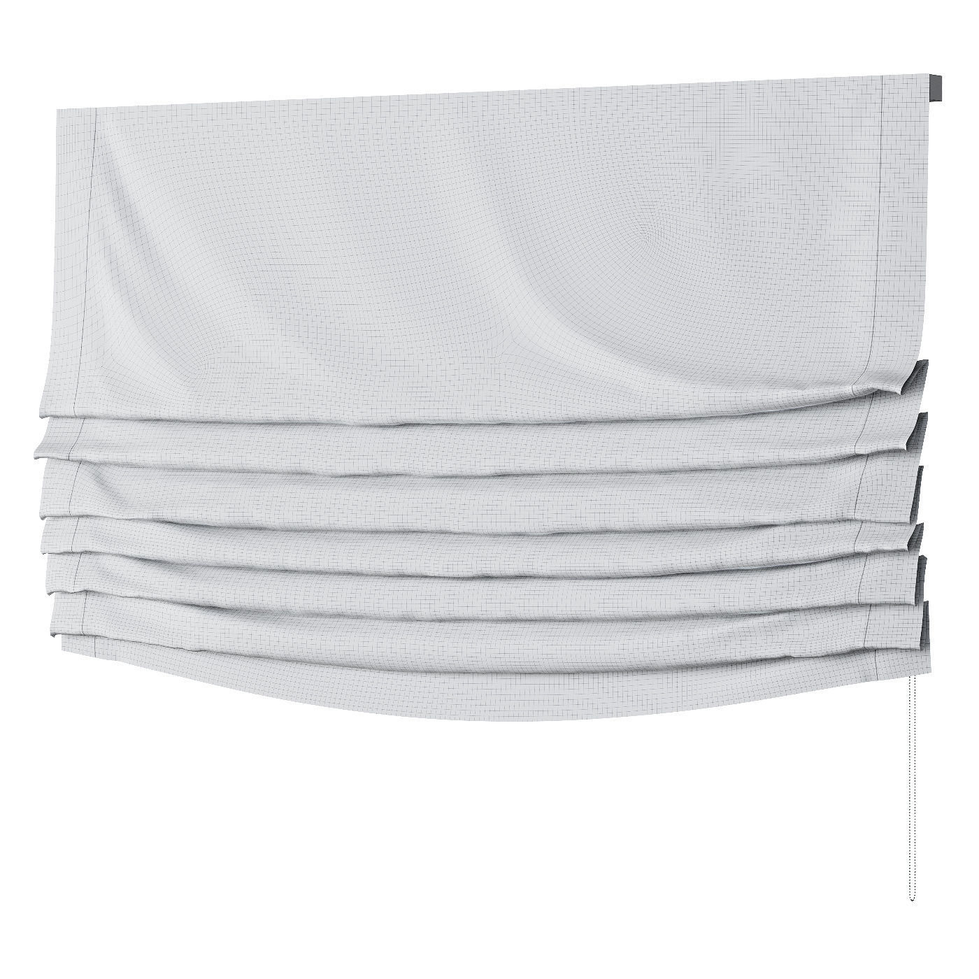 Roman curtains set 01 3D model_7