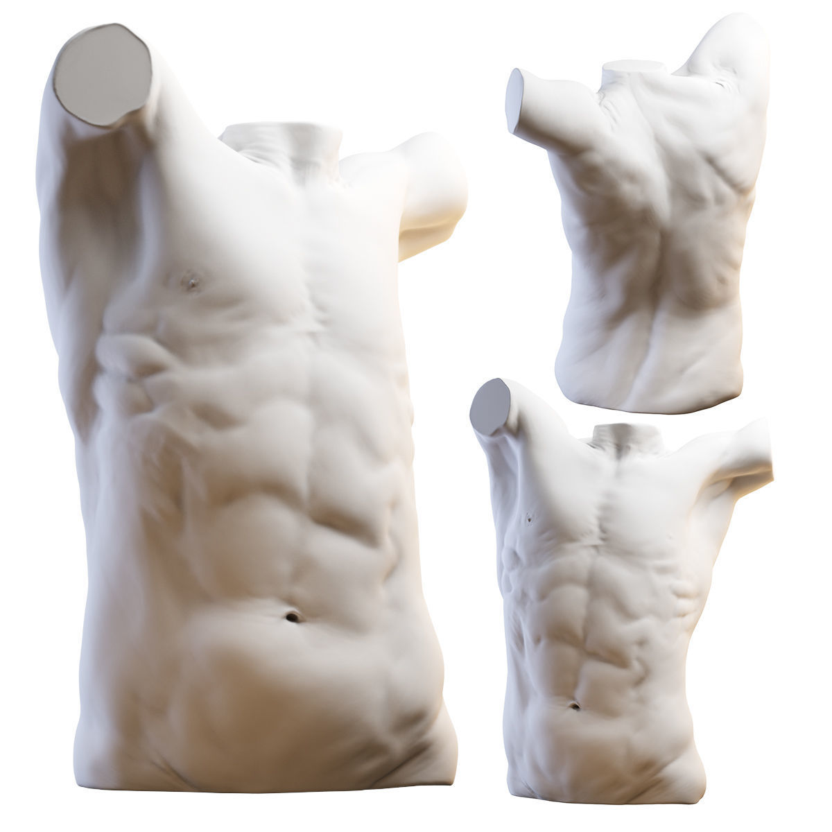 Torso mannequin 3D model_1