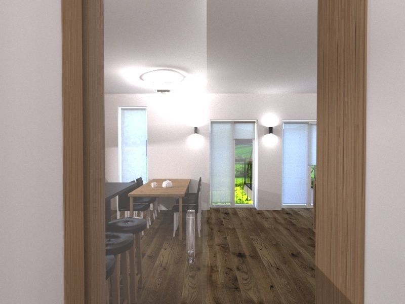 livingroom apartment with living room and kitchen Free 3D model_7