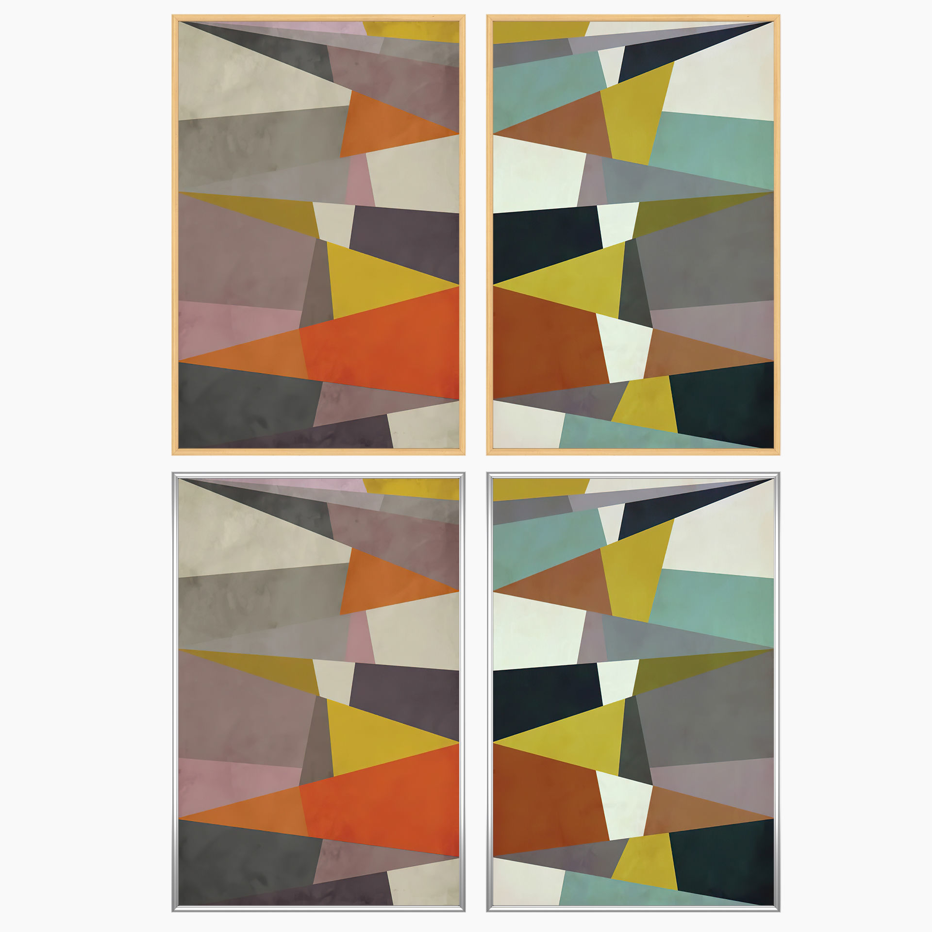 Wall Art Set 3664 3D model_2