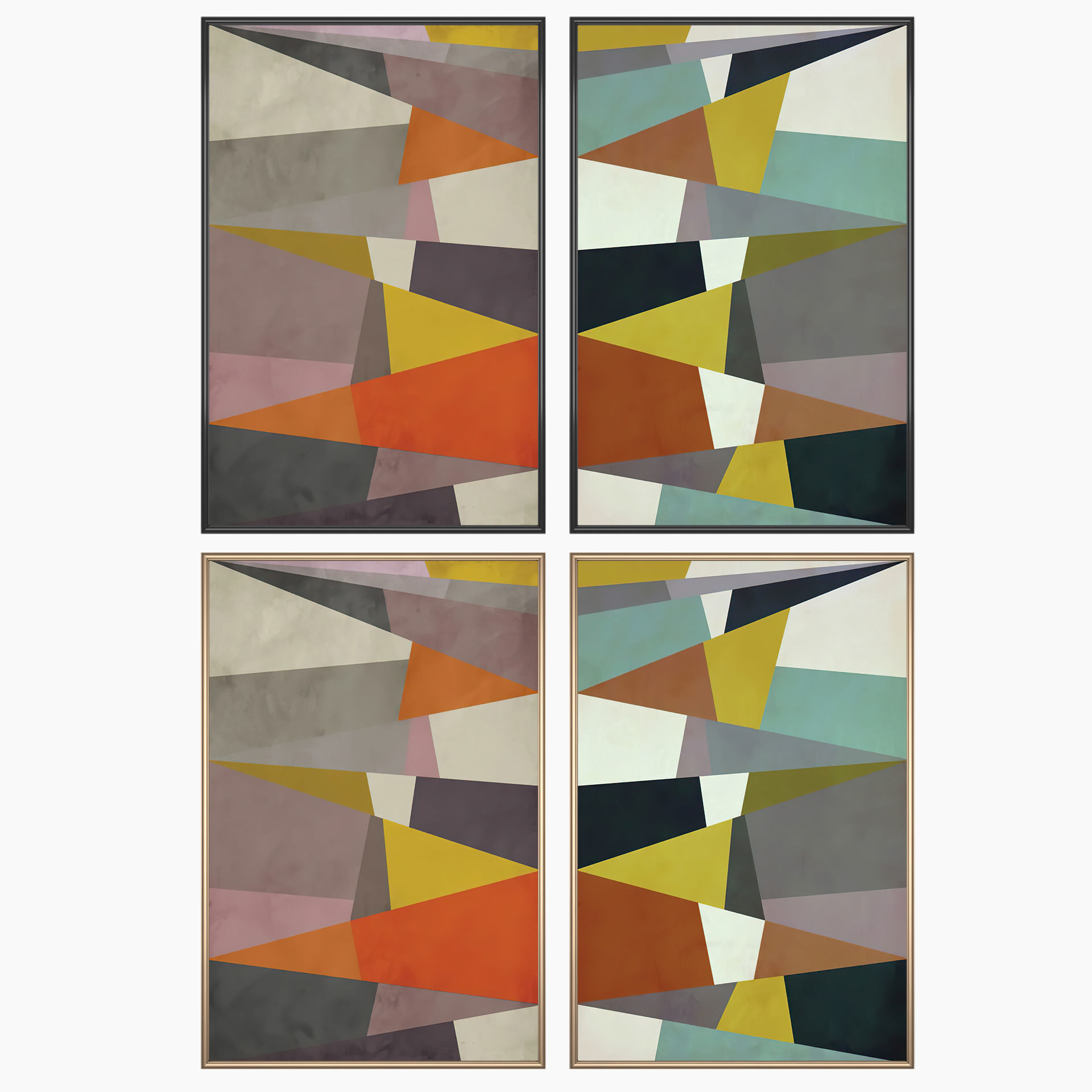 Wall Art Set 3664 3D model_1