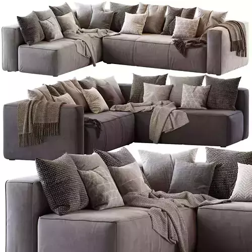 Mello  Taos Brown Right Arm Corner Sectional