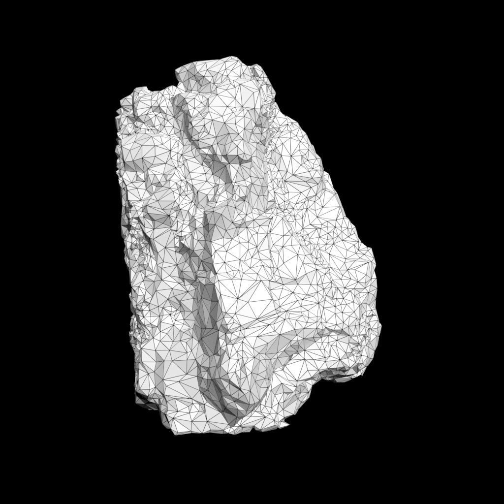 Low Poly Green Gem Mineral Rock 210823 Low-poly 3D model_16