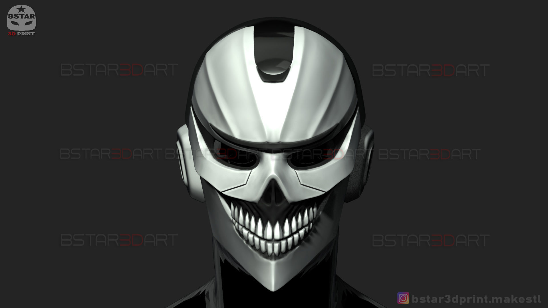 Ghost Rider Helmet - Marvel Midnight Suns  3D print model_9