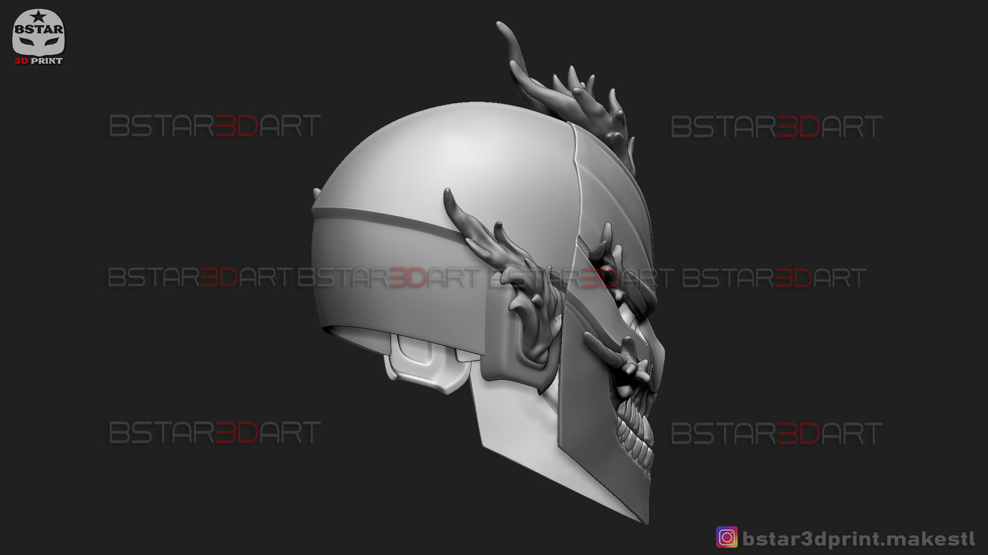 Ghost Rider Helmet - Marvel Midnight Suns  3D print model_36