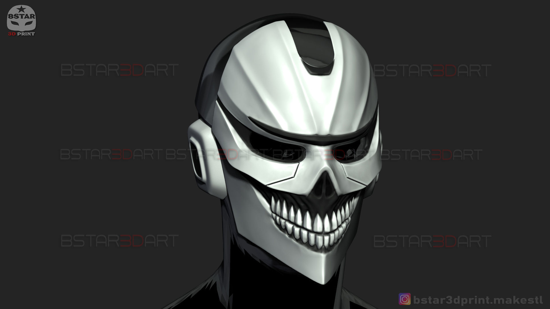 Ghost Rider Helmet - Marvel Midnight Suns  3D print model_13