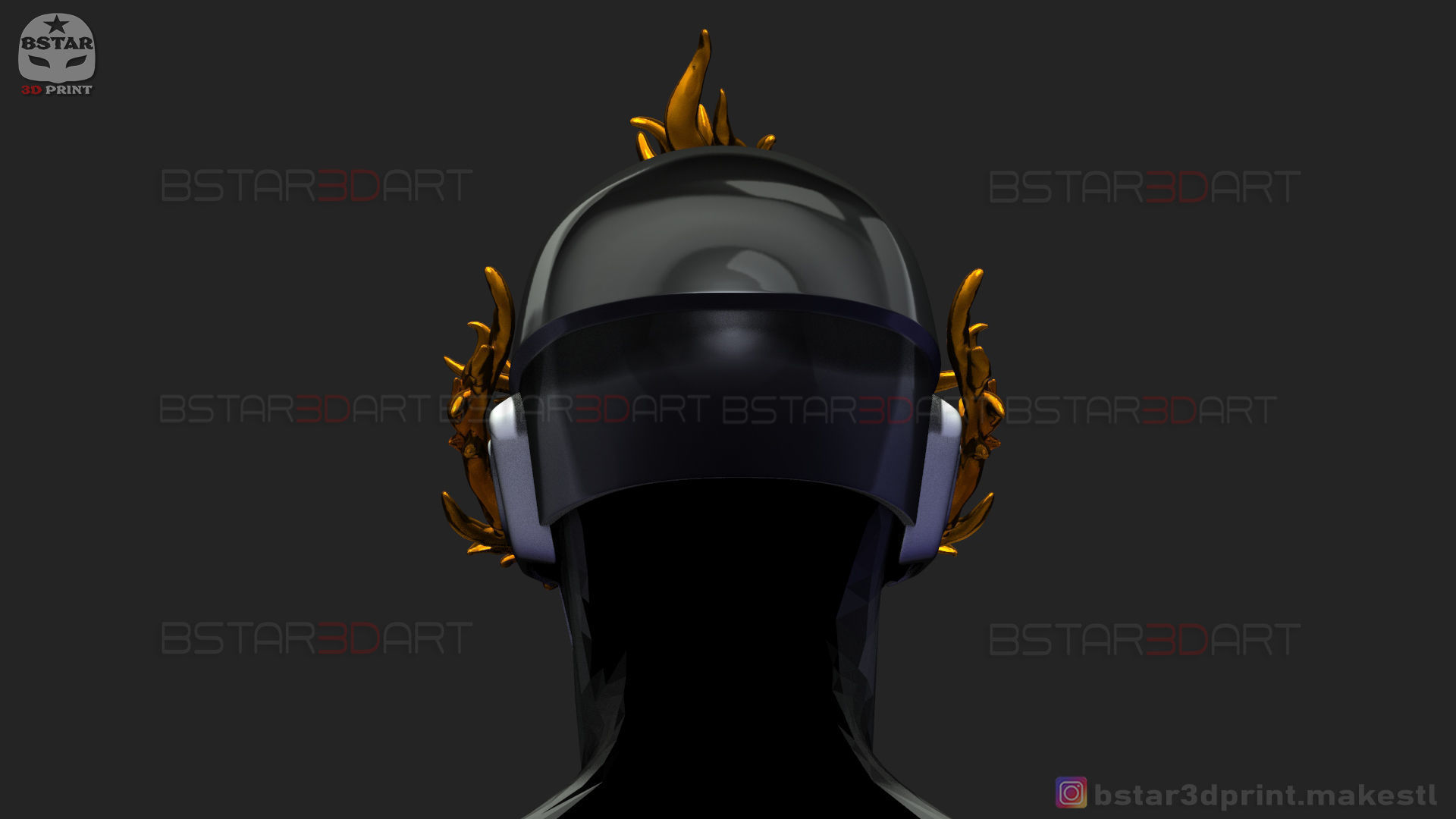 Ghost Rider Helmet - Marvel Midnight Suns  3D print model_5