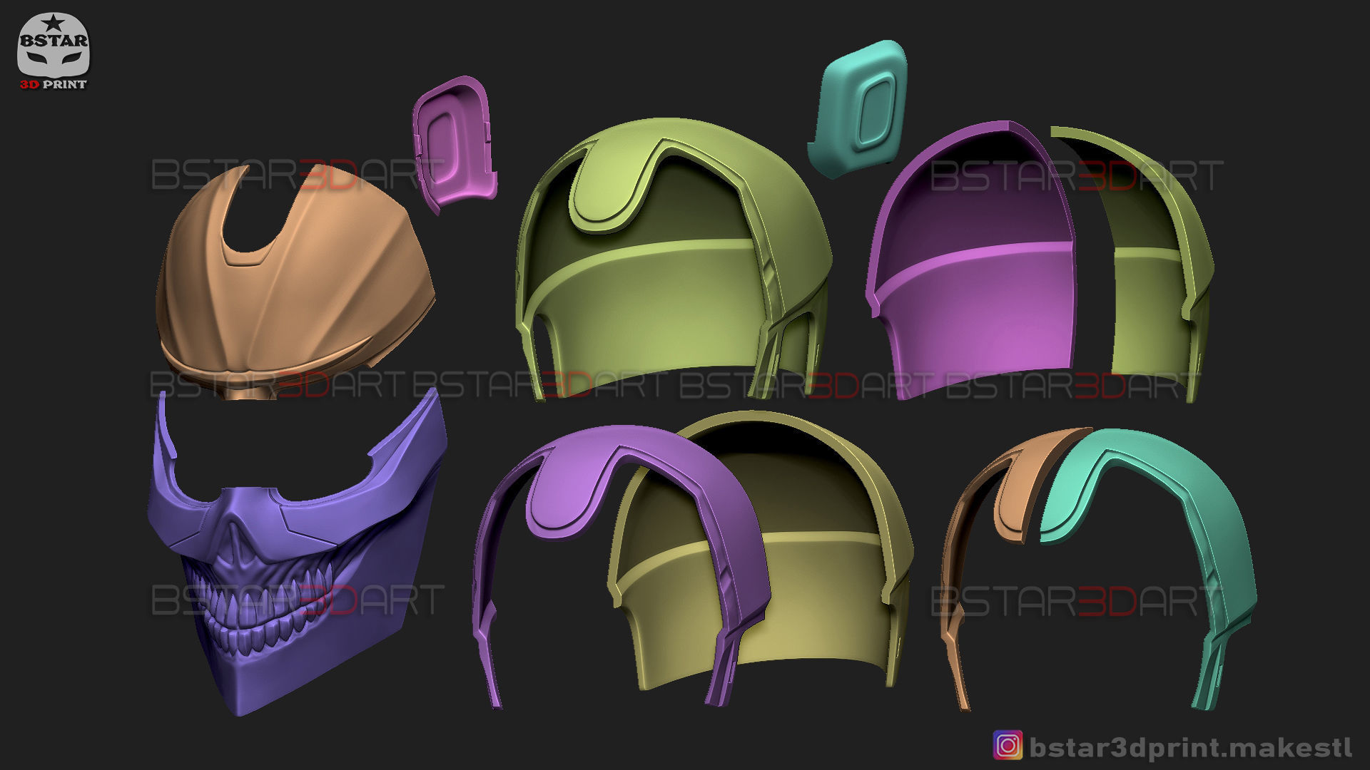 Ghost Rider Helmet - Marvel Midnight Suns  3D print model_43