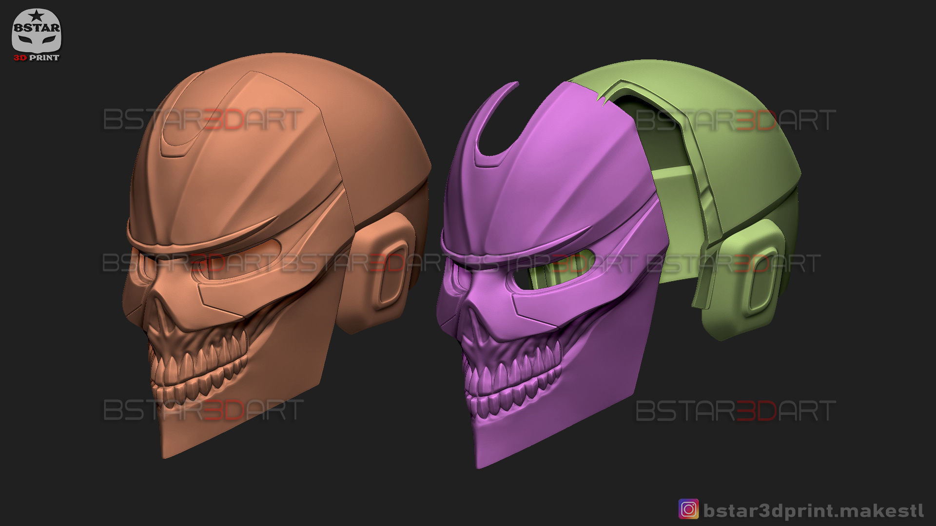 Ghost Rider Helmet - Marvel Midnight Suns  3D print model_42