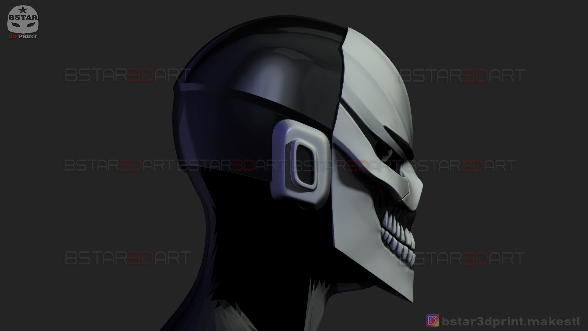 Ghost Rider Helmet - Marvel Midnight Suns  3D print model_12
