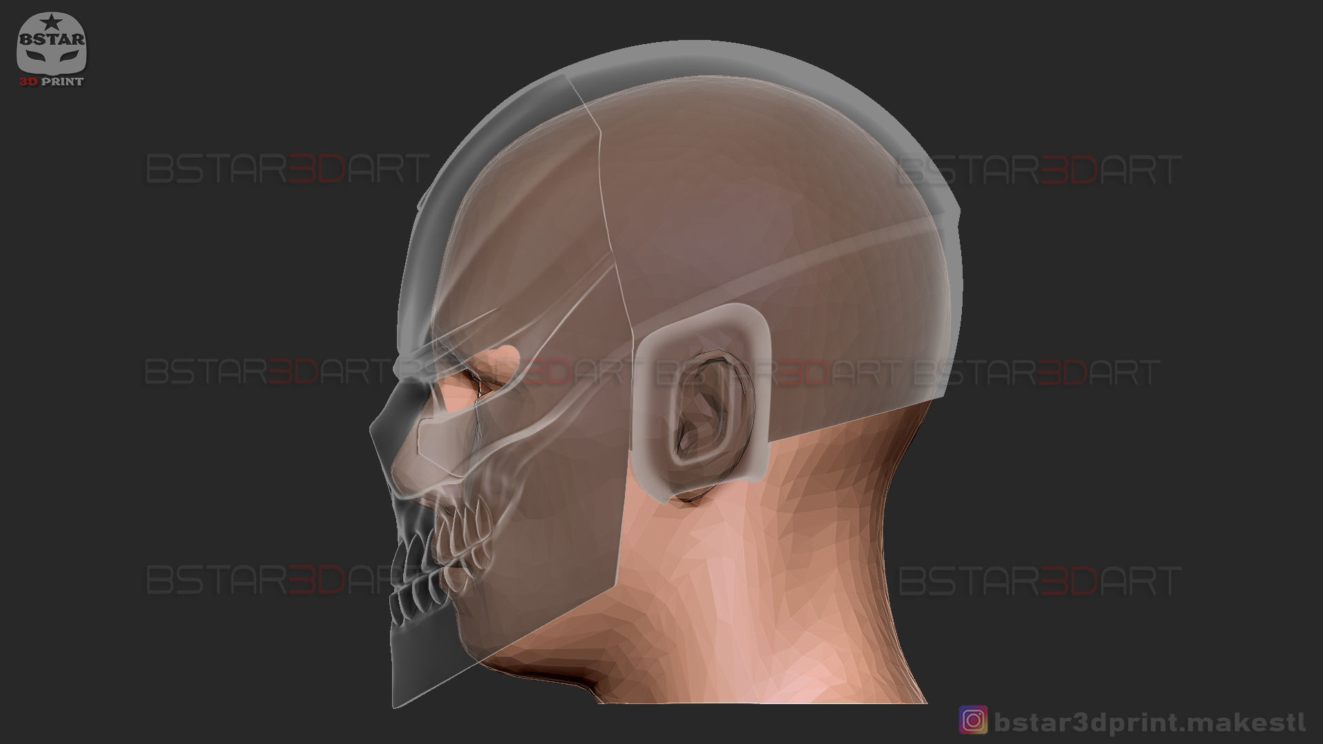 Ghost Rider Helmet - Marvel Midnight Suns  3D print model_39