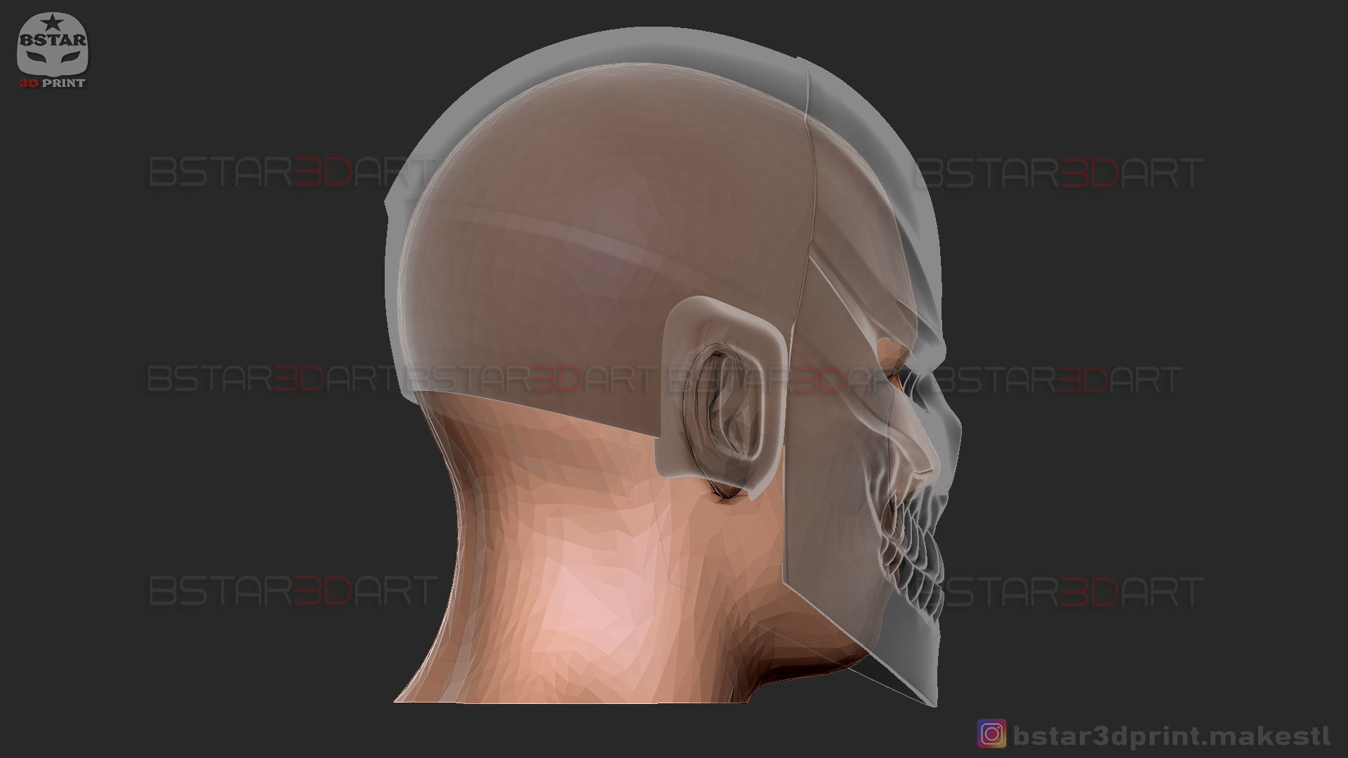 Ghost Rider Helmet - Marvel Midnight Suns  3D print model_40