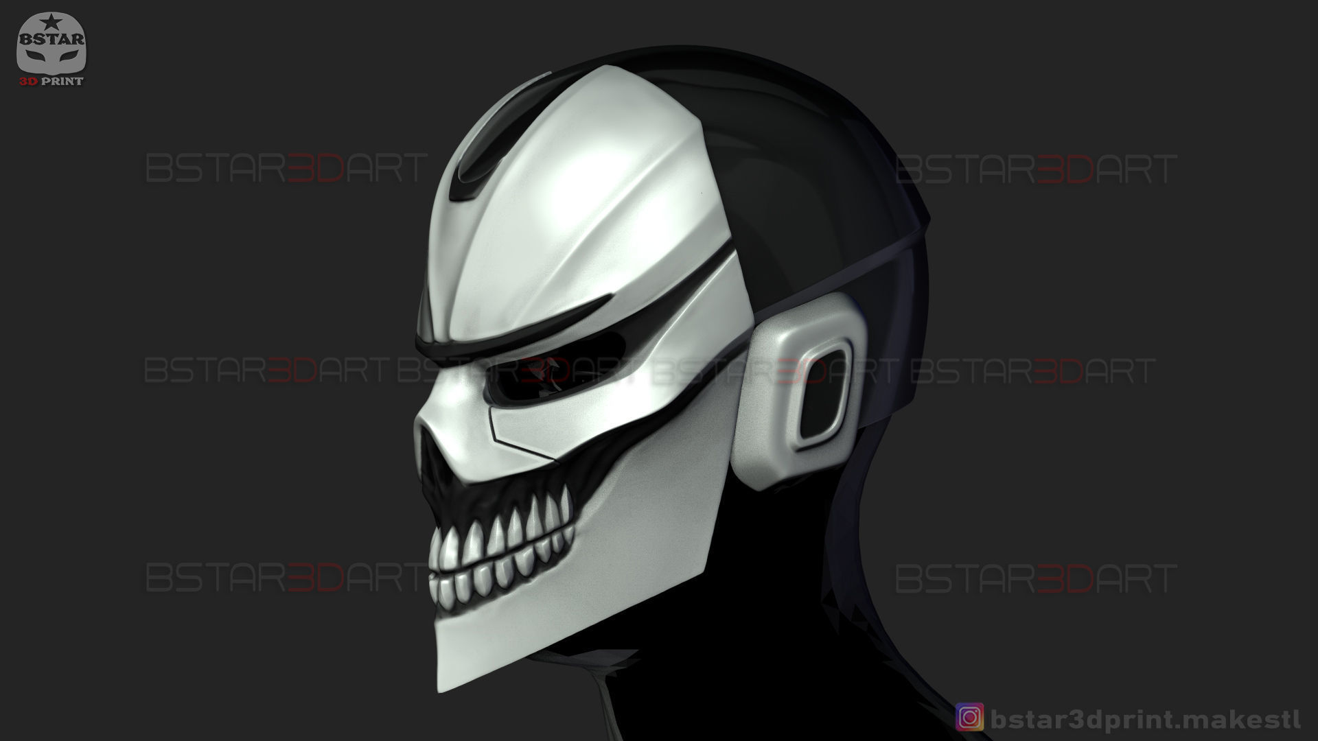 Ghost Rider Helmet - Marvel Midnight Suns  3D print model_10