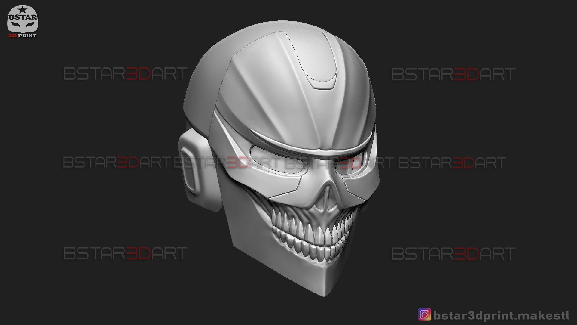 Ghost Rider Helmet - Marvel Midnight Suns  3D print model_30