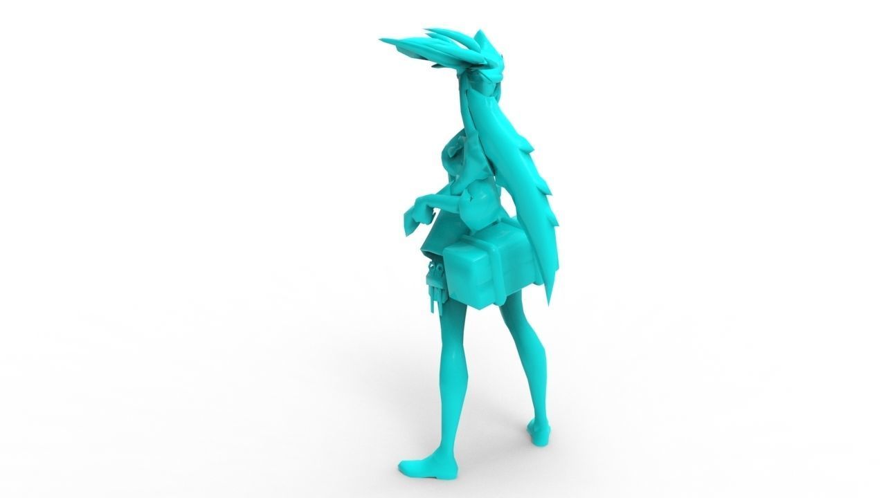 Akali Sashimi - League of Legends 3D print model_15