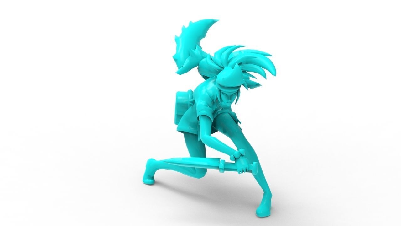 Akali Sashimi - League of Legends 3D print model_9