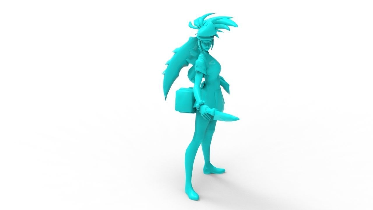 Akali Sashimi - League of Legends 3D print model_13
