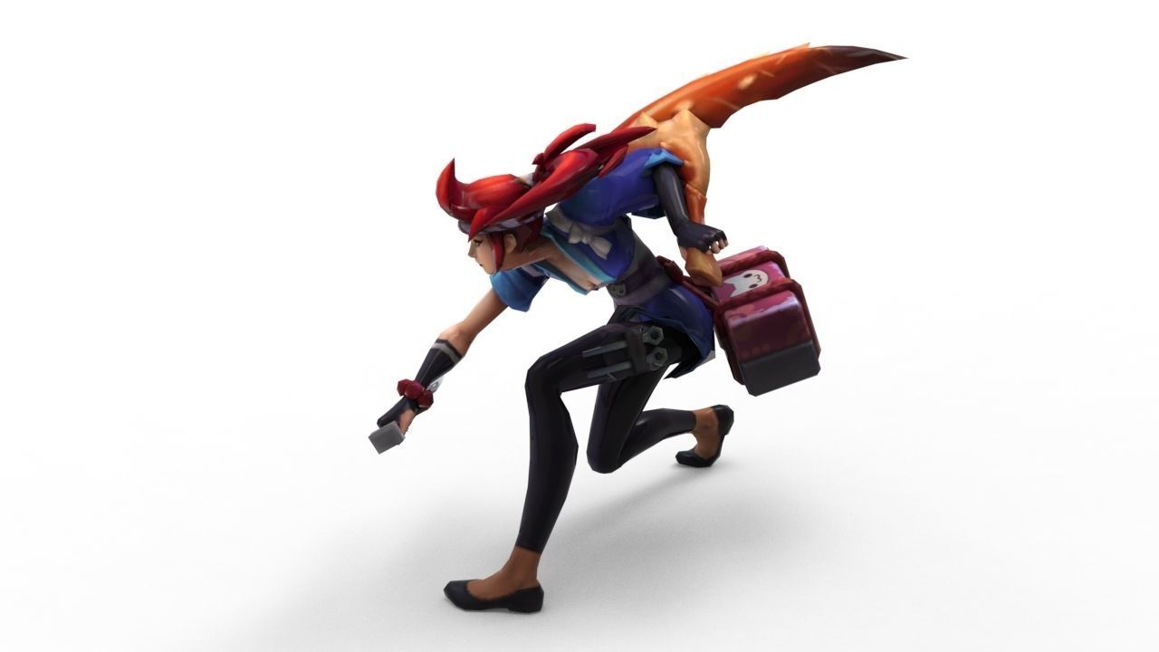 Akali Sashimi - League of Legends 3D print model_2