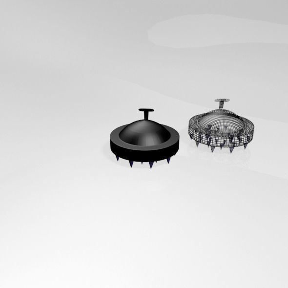 Hair Brush 01 3D model_12