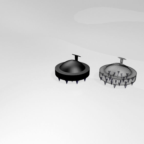 Hair Brush 01 3D model_11