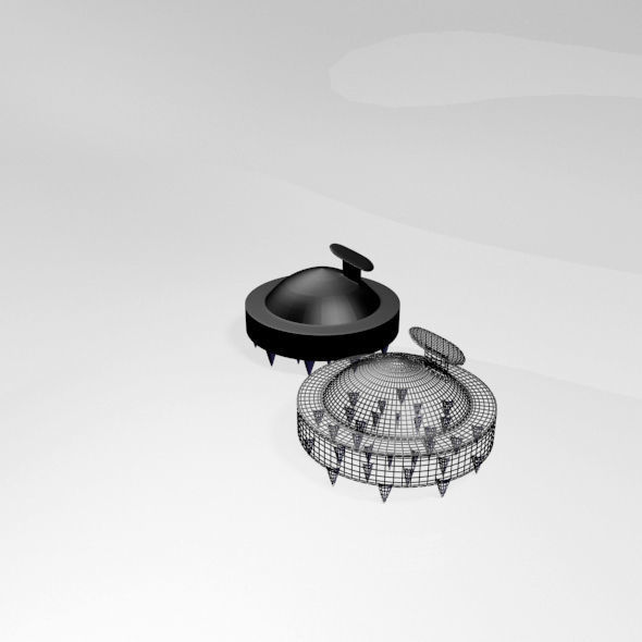 Hair Brush 01 3D model_5