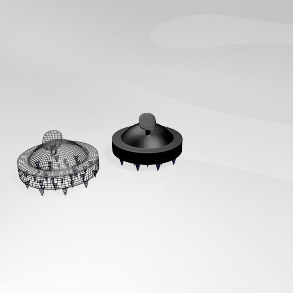 Hair Brush 01 3D model_18