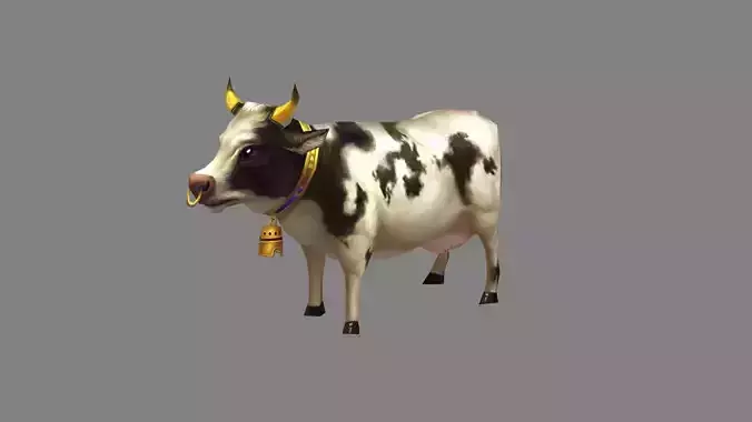 Cartoon cow