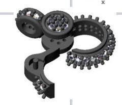 Diamond lobster lock 3D print model_10