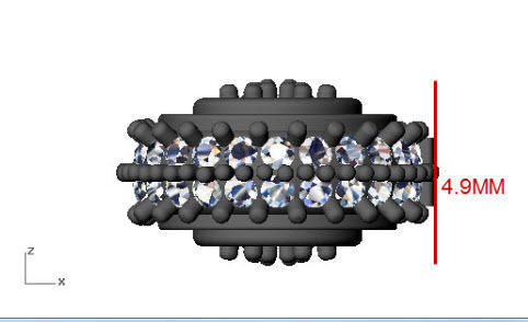 Diamond lobster lock 3D print model_11