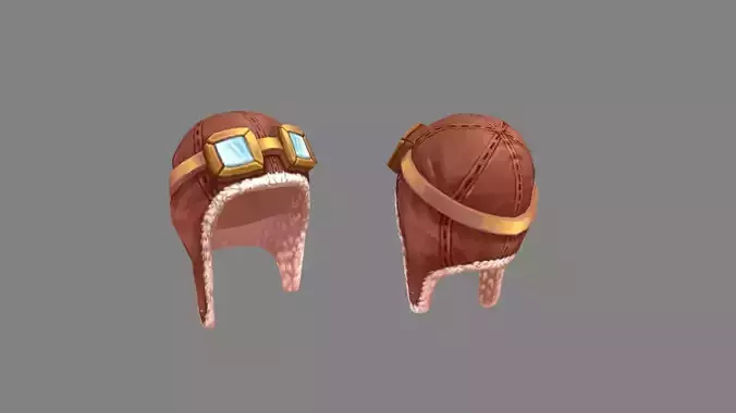 Cartoon aviator hat - air force hat