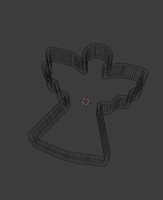 Christmas Form - Angel 3D print model_6