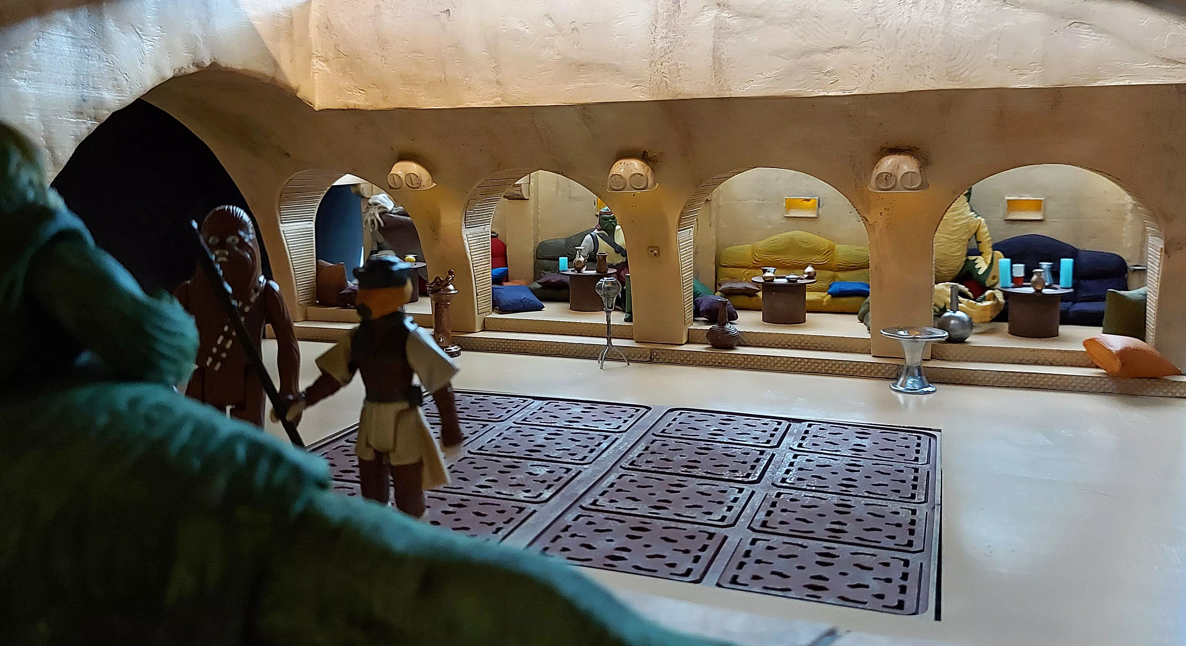 Jabbas Throne Room - Hangout area - Complete set 1-12 scale 3D Model Collection_14