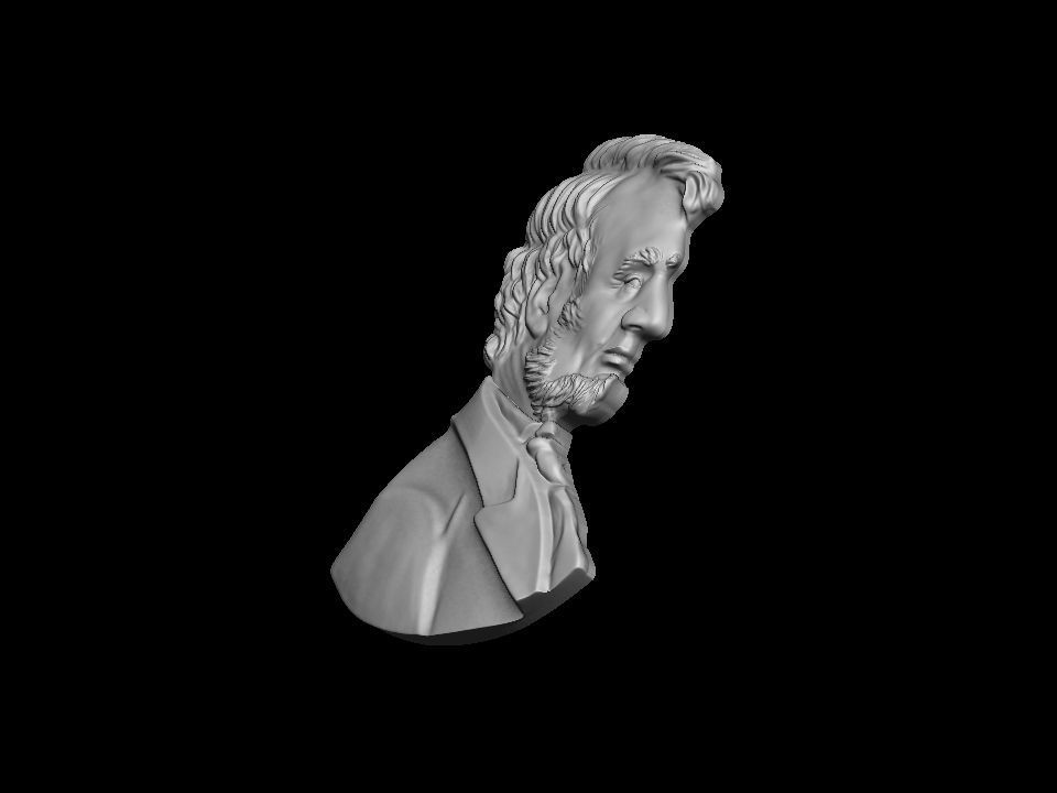 Lincoln Abraham  3D print model_8