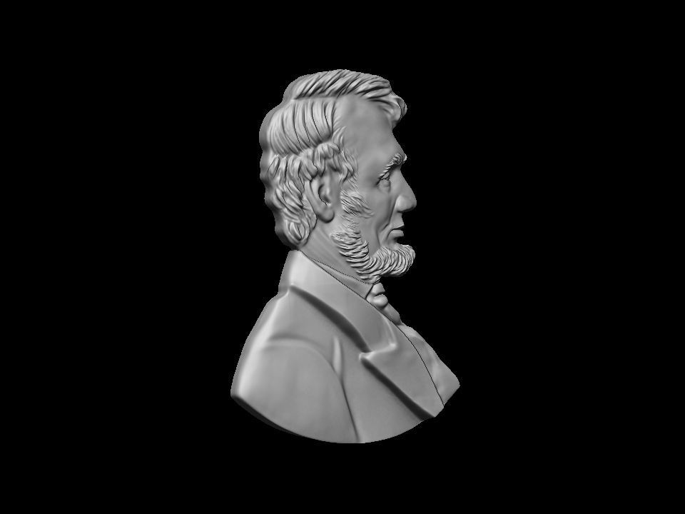 Lincoln Abraham  3D print model_10