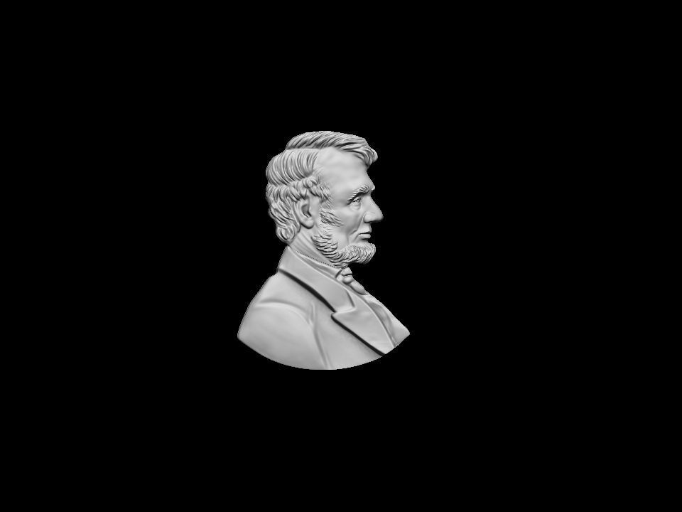 Lincoln Abraham  3D print model_7
