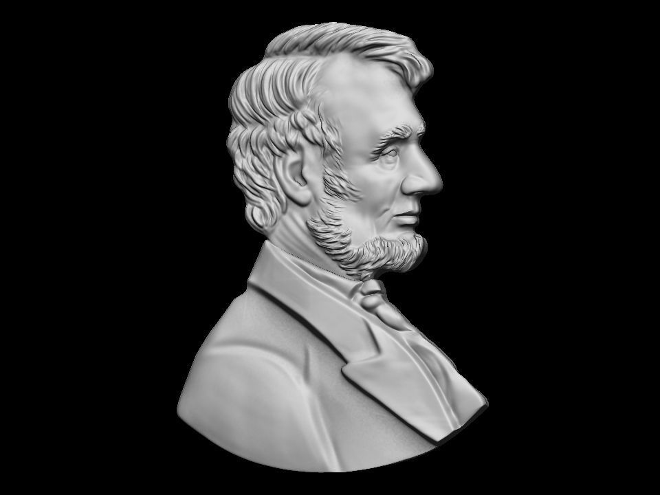 Lincoln Abraham  3D print model_3