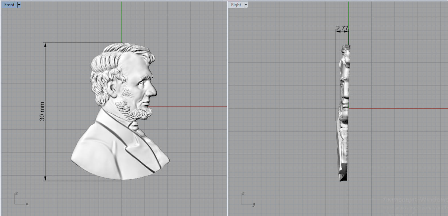 Lincoln Abraham  3D print model_5