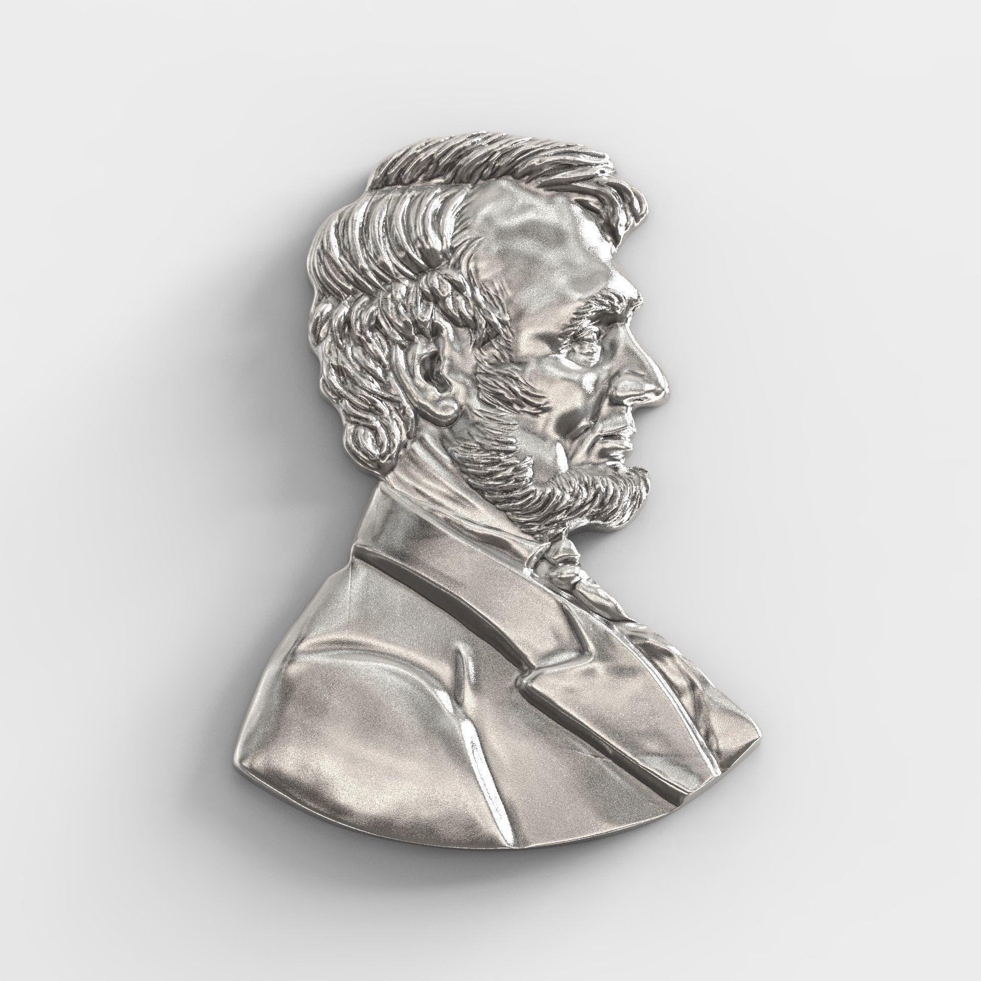 Lincoln Abraham  3D print model_18