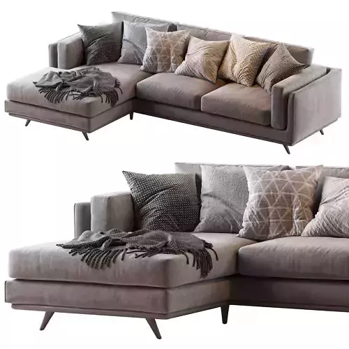 Zander 2 Piece Chaise Sectional