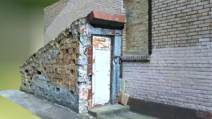 Soviet Basement Entrance Photogrammetry PBR