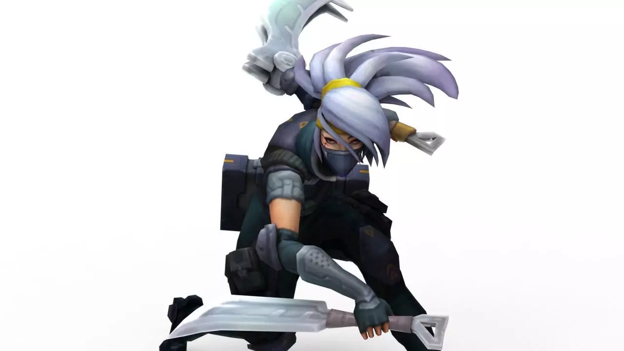 Akali Silver Fang - League of Legends 3D print model
