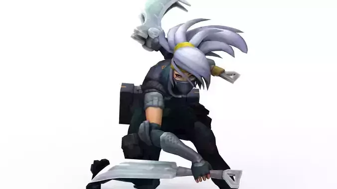Akali Silver Fang - League of Legends 3D print model