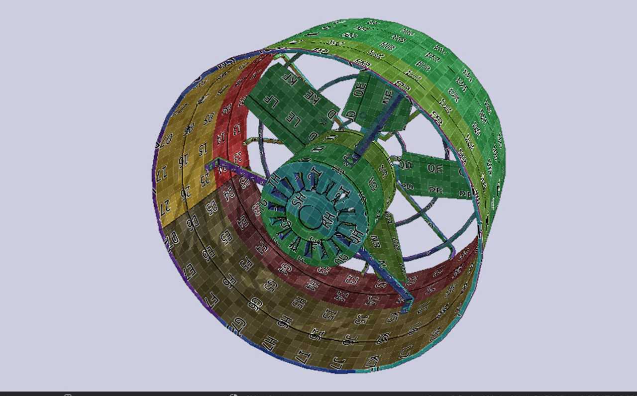 Industrial exhaust fan Low-poly 3D model_10